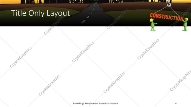 Title Only presentation slide layout