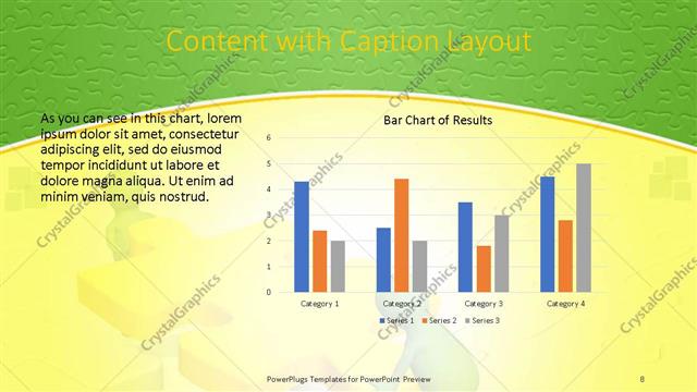 Content with Caption presentation slide layout