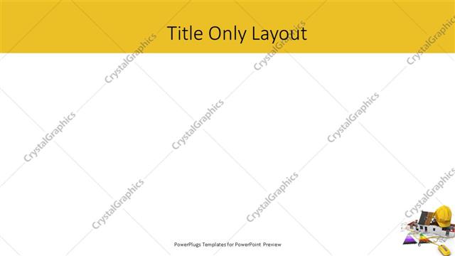 Title Only presentation slide layout