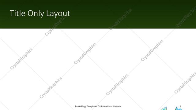 Title Only presentation slide layout