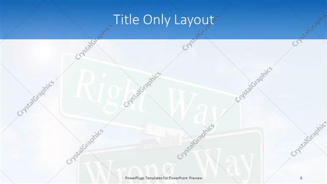 Title Only presentation slide layout