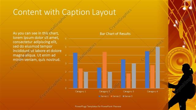 Content with Caption presentation slide layout