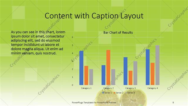 Content with Caption presentation slide layout
