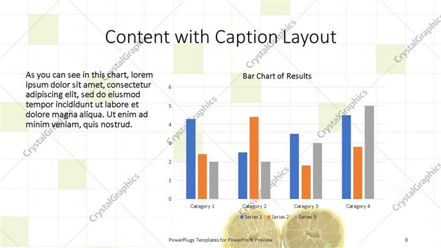 Content with Caption presentation slide layout