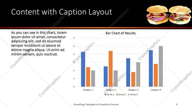 Content with Caption presentation slide layout