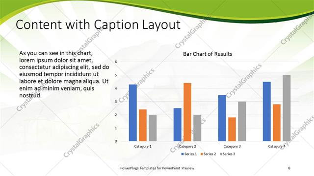 Content with Caption presentation slide layout