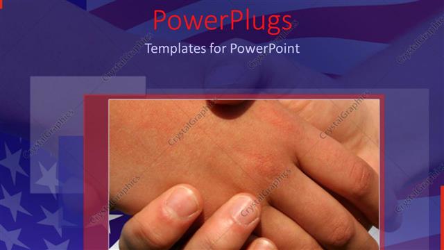  Presentation with hand shake - Two hands having a hand shake with a USA flag background