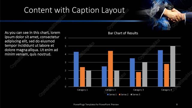 Content with Caption presentation slide layout