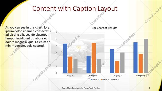 Content with Caption presentation slide layout