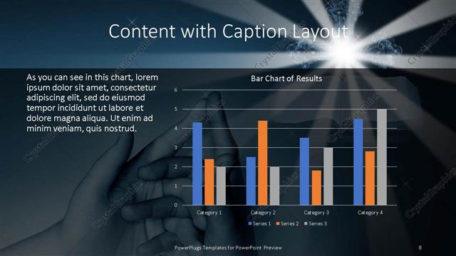 Content with Caption presentation slide layout