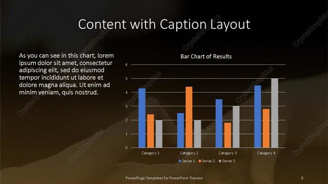 Content with Caption presentation slide layout
