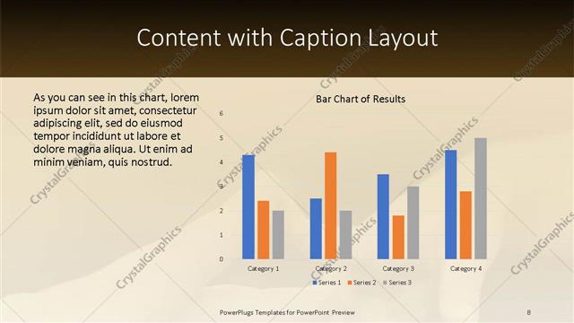 Content with Caption presentation slide layout