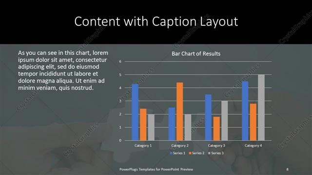 Content with Caption presentation slide layout
