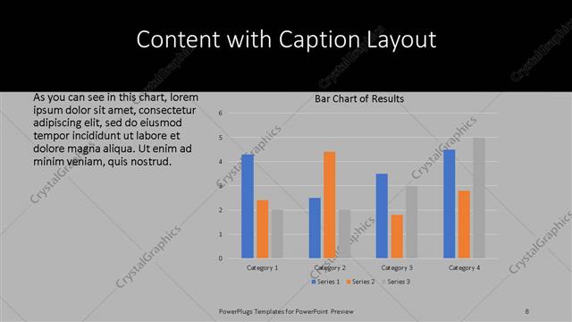 Content with Caption presentation slide layout
