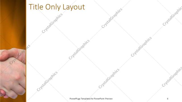 Title Only presentation slide layout