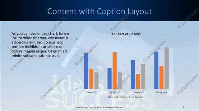 Content with Caption presentation slide layout