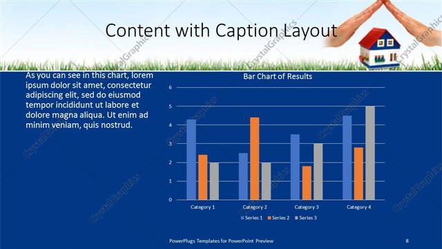 Content with Caption presentation slide layout