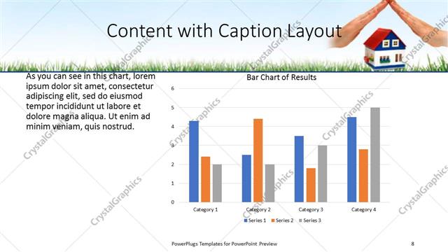 Content with Caption presentation slide layout