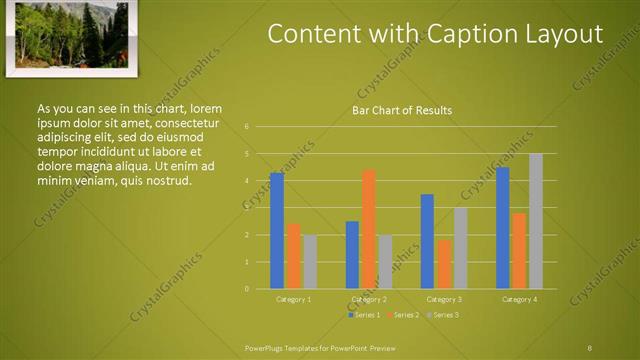 Content with Caption presentation slide layout