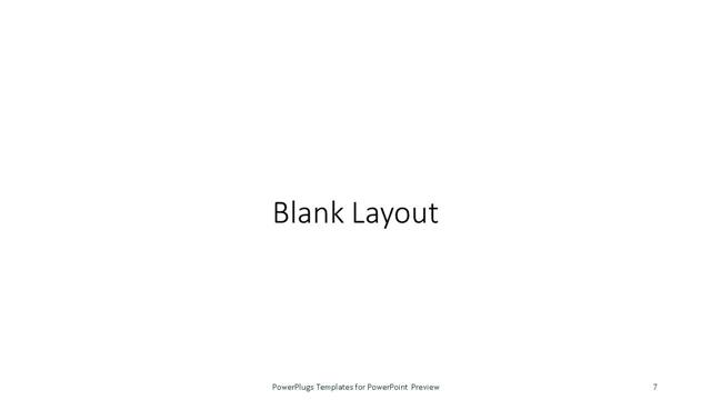 Blank presentation slide layout