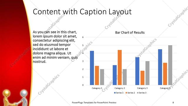 Content with Caption presentation slide layout