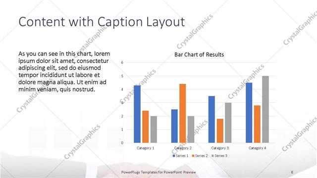 Content with Caption presentation slide layout