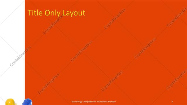 Title Only presentation slide layout