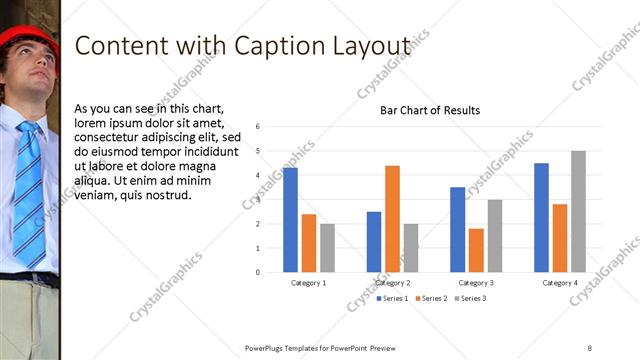 Content with Caption presentation slide layout