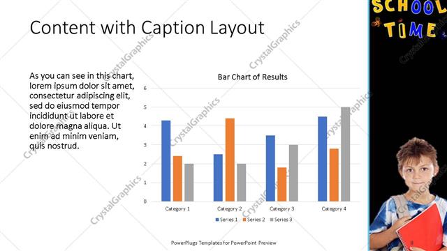 Content with Caption presentation slide layout