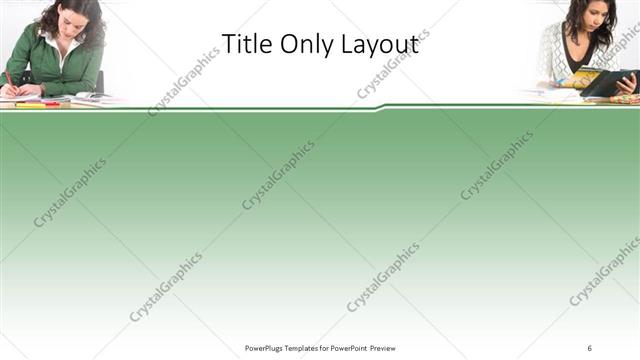 Title Only presentation slide layout