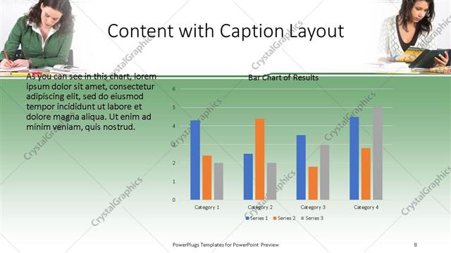 Content with Caption presentation slide layout