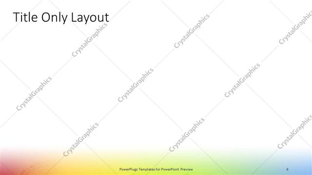 Title Only presentation slide layout