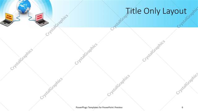 Title Only presentation slide layout