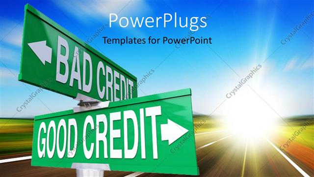  Presentation with bad - Two large?green and white sign posts with some text