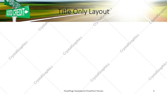 Title Only presentation slide layout