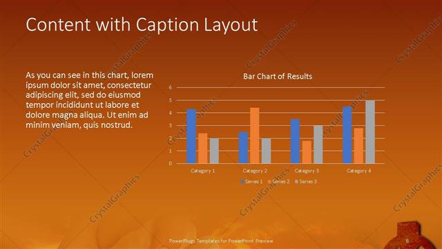 Content with Caption presentation slide layout