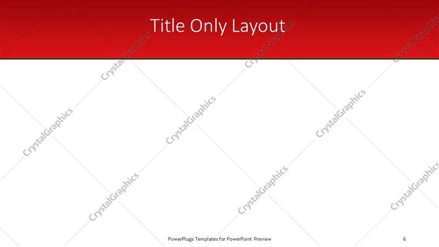 Title Only presentation slide layout