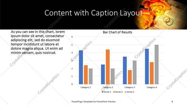 Content with Caption presentation slide layout
