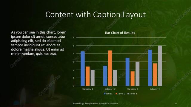 Content with Caption presentation slide layout