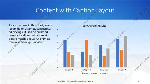 Content with Caption presentation slide layout