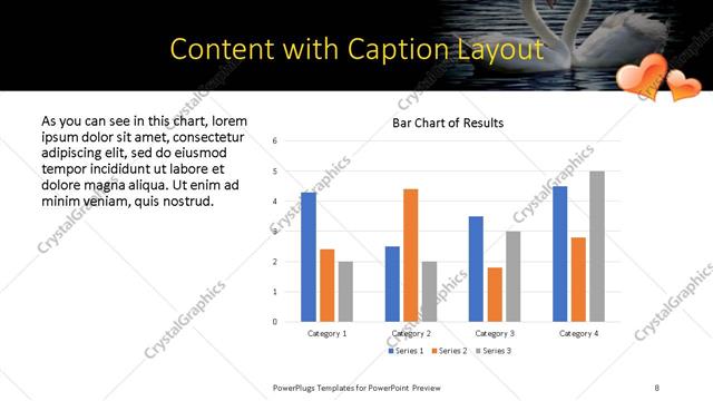 Content with Caption presentation slide layout
