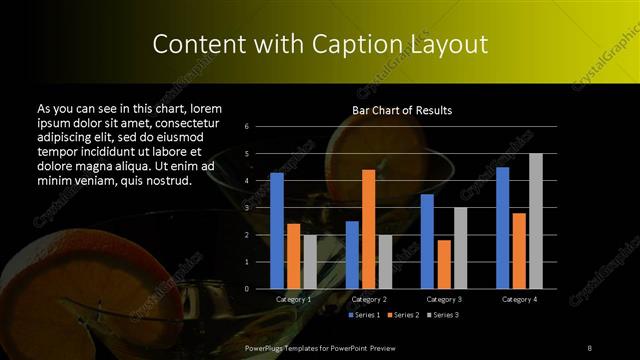 Content with Caption presentation slide layout