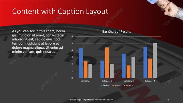 Content with Caption presentation slide layout