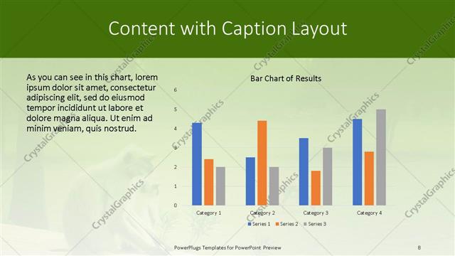 Content with Caption presentation slide layout