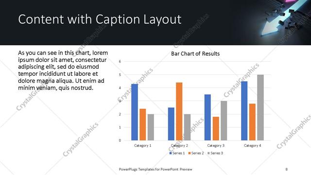 Content with Caption presentation slide layout