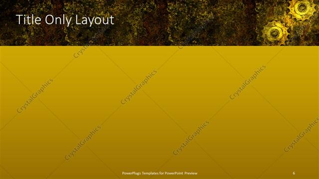 Title Only presentation slide layout