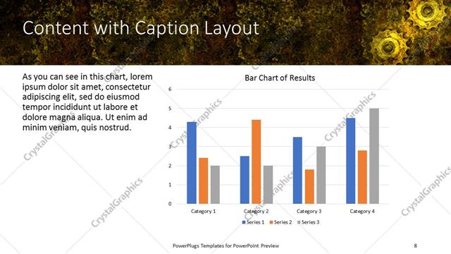 Content with Caption presentation slide layout