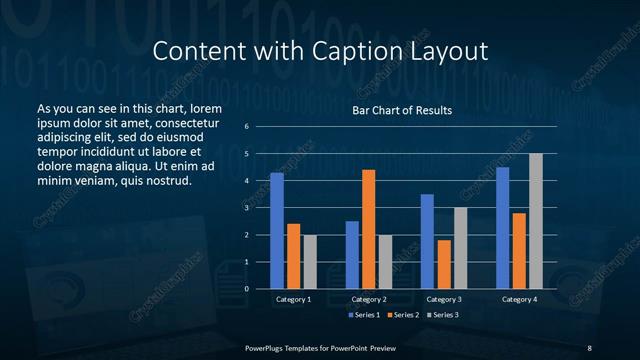 Content with Caption presentation slide layout