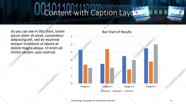 Content with Caption presentation slide layout