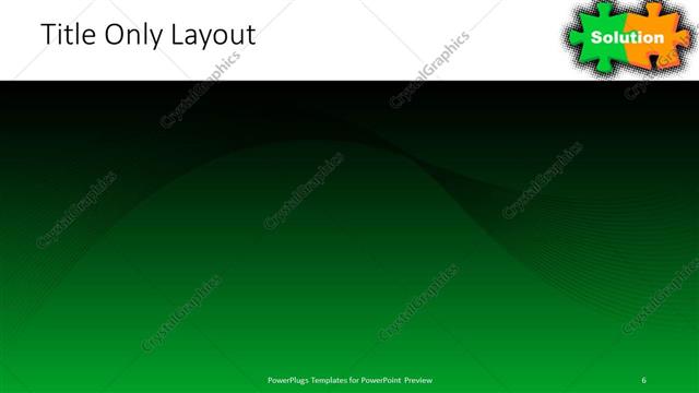 Title Only presentation slide layout